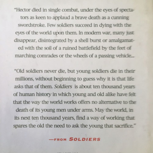 Soldiers: An Illustrated History of Men in Battle used history book