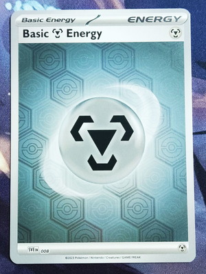 Basic Metal Energy Pokemon card like new reverse holo