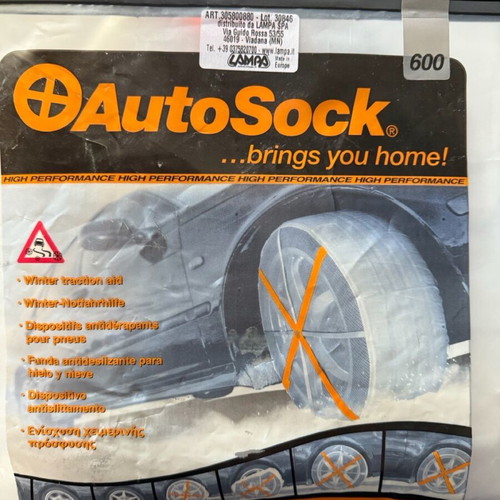 Autosock Snow Cover No 600 new, 2 pieces