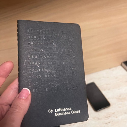 Moleskine A6 notebook set of 2 Lufthansa Business Class new
