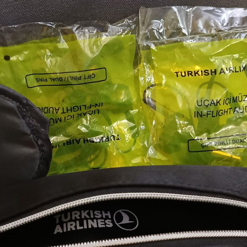Turkish Airlines travel kit new with Chopard pouch