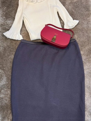 Marc Cain Pencil Skirt like new, Medium-Large, Wool & Cashmere