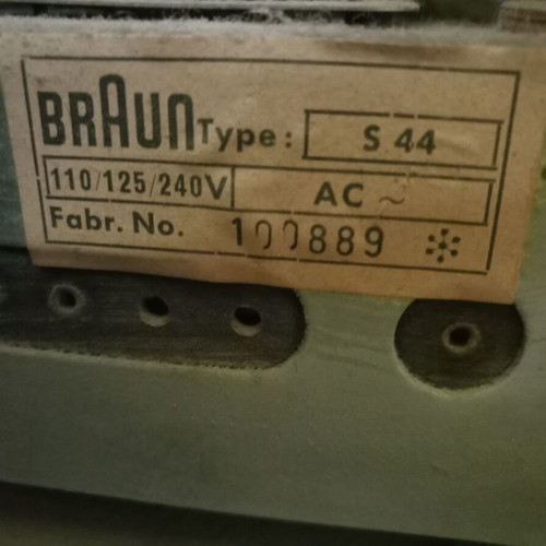 Vintage Bakelite Radio 50s Braun s44 used