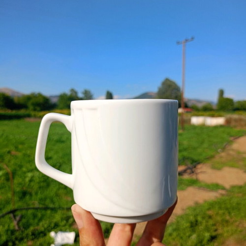 White mugs used, pack of 19, 300ml