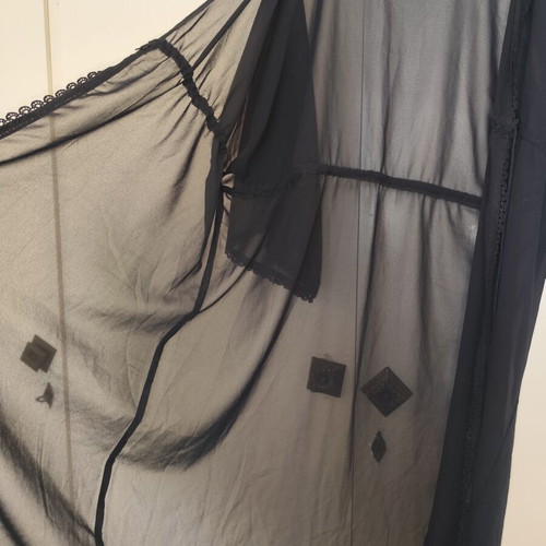 Black beach kimono XXXL used, very good condition