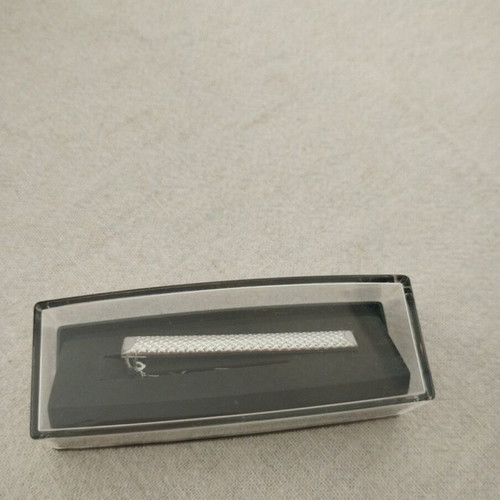 Men's tie clip new silver unused