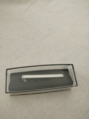 Men's tie clip new silver unused