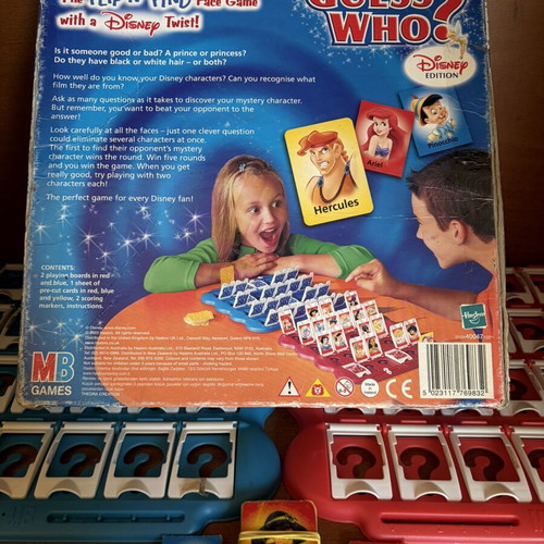Guess Who? Disney Edition board game like new