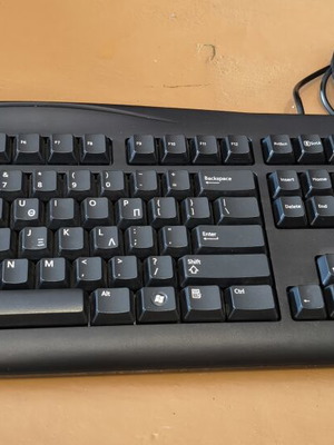 Microsoft Wired Keyboard 200 used, bilingual Greek and English