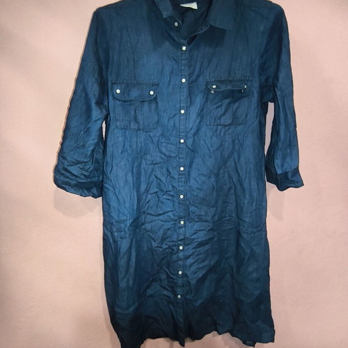 Denim dress Infinity plus size XL like new, blue