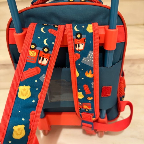 School toddler backpack used with wheels and handle by Moustakas
