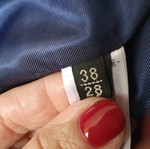 Massimo corduroy jacket no 38 like new, blue