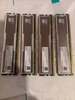 Mushkin RAM DDR2 σαν καινούργιο, δύο σετ μνήμες 2x2GB