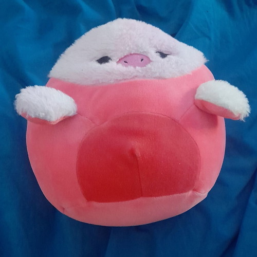 Squishmallow Pig like new with pink shades