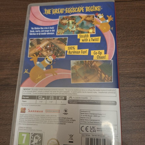 Chicken Run: Eggstraction Nintendo Switch game