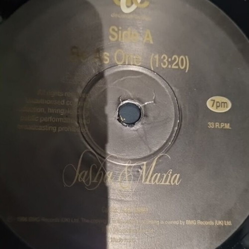 Sasha & Maria Be As One vinyl used