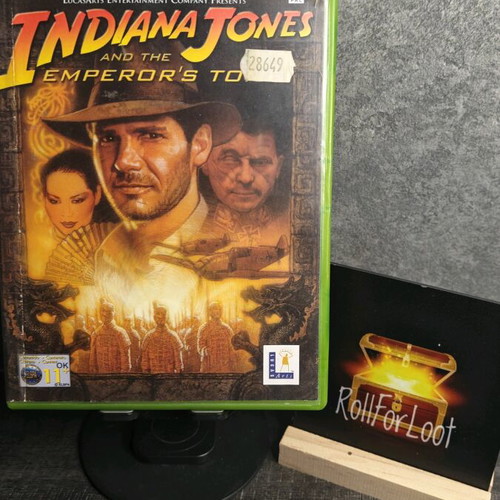 Indiana Jones and the Emperor's Tomb Xbox Original used action adventure game