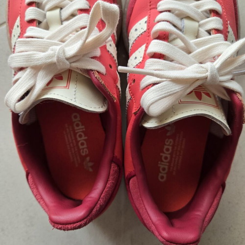 Adidas Sambae W sneakers like new, red leather, size 36.5