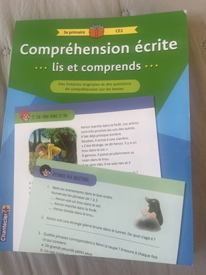 Βιβλίο ασκήσεων Comprehension écrite μεταχειρισμένο για 3η Δημοτικού