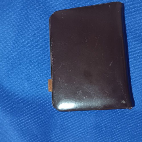 Leather cigarette case used, 1960s