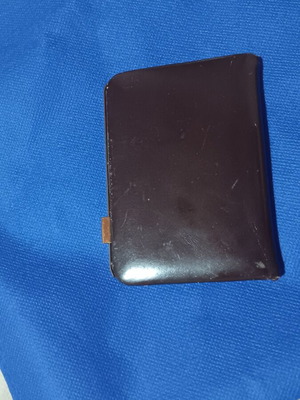Leather cigarette case used, 1960s