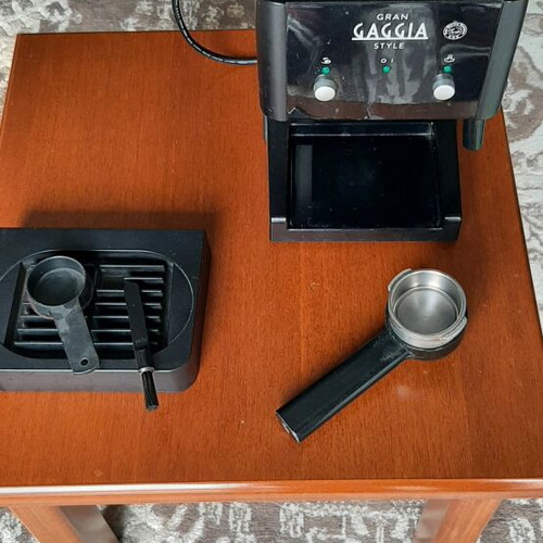Gran Gaggia semi-professional coffee maker like new with frother and accessories
