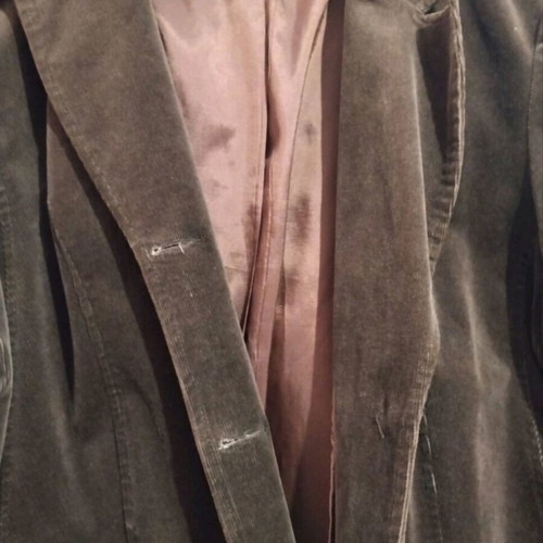 Women's corduroy jacket dark brown Dina used, size 5