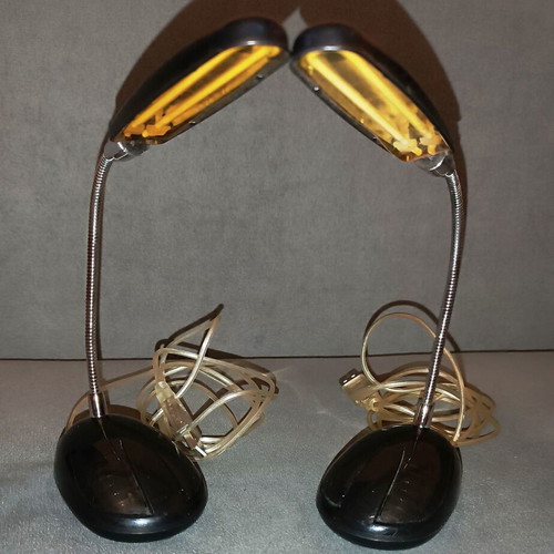 Usb desk lamp used, set of 2 pieces
