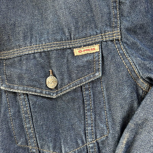 Denim jacket men's size M like new, blue
