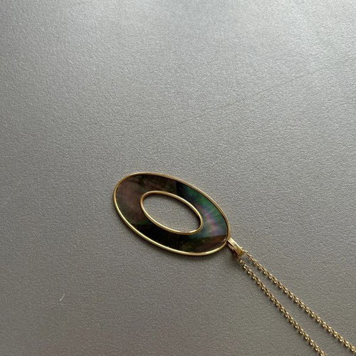 Vogue women's long necklace new, multicolor and gold-tone