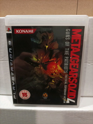 Metal Gear Solid 4 Guns of the Patriots PS3 used game