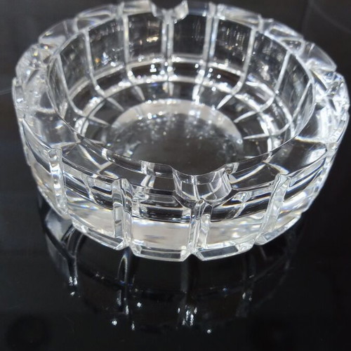 Crystal ashtray, 12.5 cm
