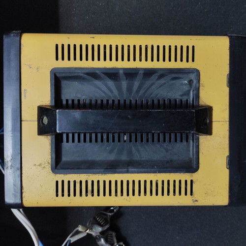 Vintage car battery charger used from the USSR