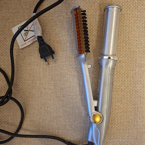 InStyler Style Rotating Hot Iron Hair Styler silver, like new