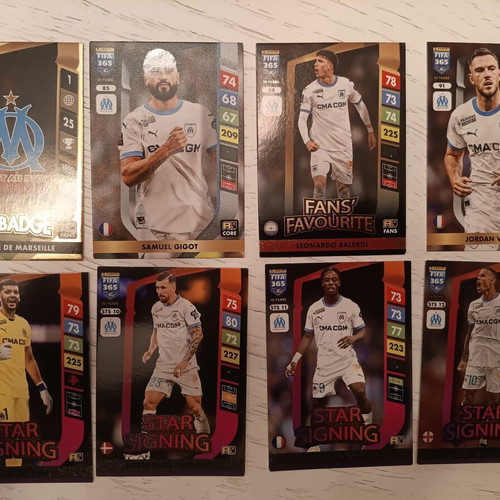Adrenalyn XL 2025 Panini Cards Marseilles like new
