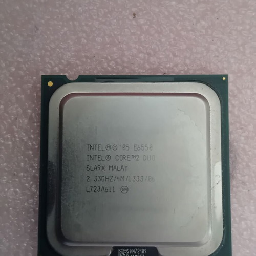 Intel Core2 Duo E6550 CPU used, 2.33 GHz, Socket 775