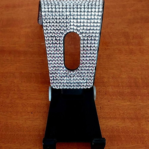 Phone stand with rhinestones new, foldable for smartphone and tablet