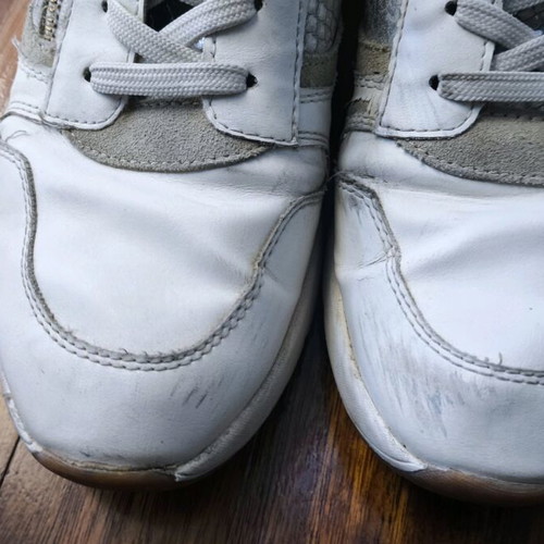 Tamaris athletic shoes used, size 40, white leather