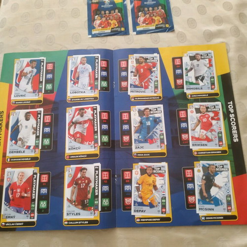 Euro 2024 album complete with 2 bonus packets