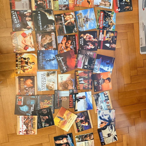 DVD collection of 39 movies used, Greek and foreign cult classics