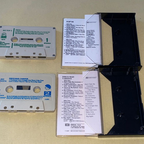 2 rare cassette tapes like new, pop rock, 1984 hits, Duran Duran, Boy George