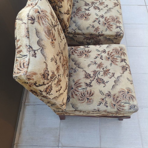 Vintage wooden armchairs, set of 2