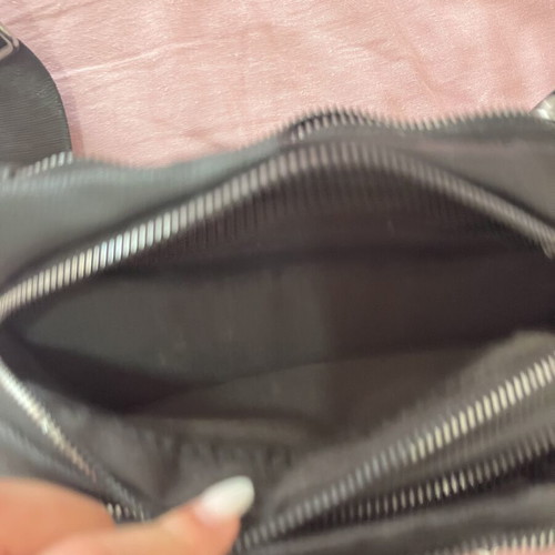 Black waist bag