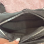 Black waist bag