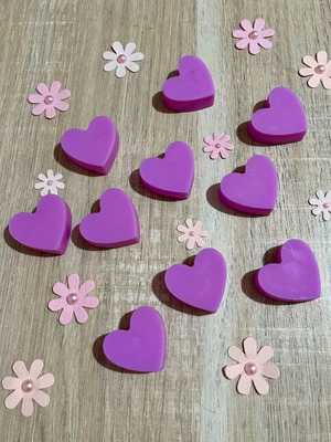 Wax melts hearts new from 100% soy vegetable wax, 10 pieces