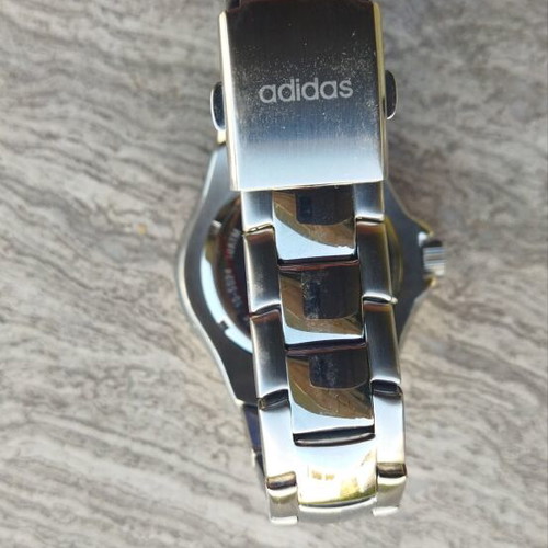 Adidas Scuba 10-5024 watch new, full set, black and silver