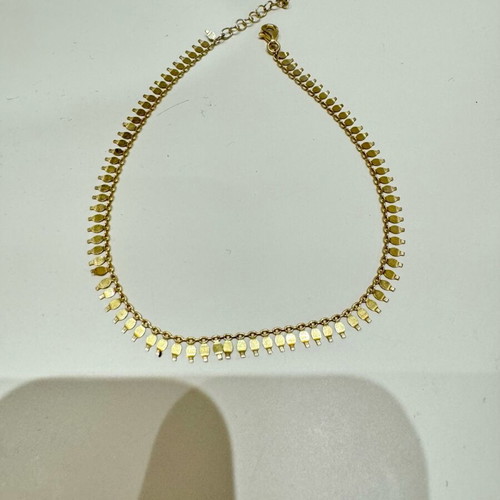 Gregio anklet like new, silver 925 gold plated