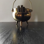 York Minster Decorative Metal Cauldron used, vintage souvenir