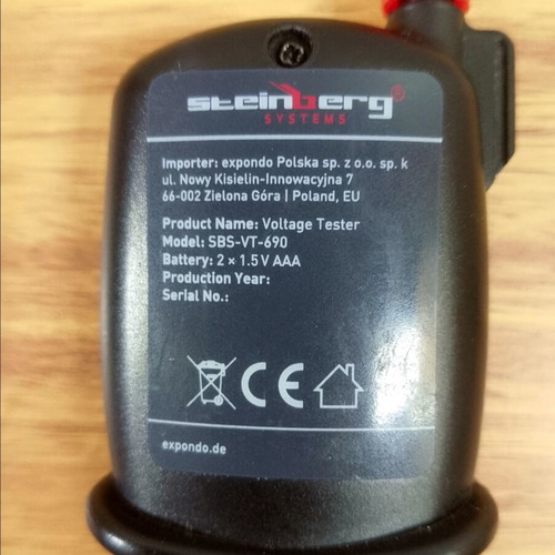 Steinberg SBS-VT-690 digital voltage and continuity tester