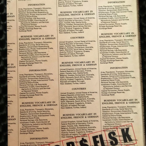Financial Times Yearbook 1969 used, English